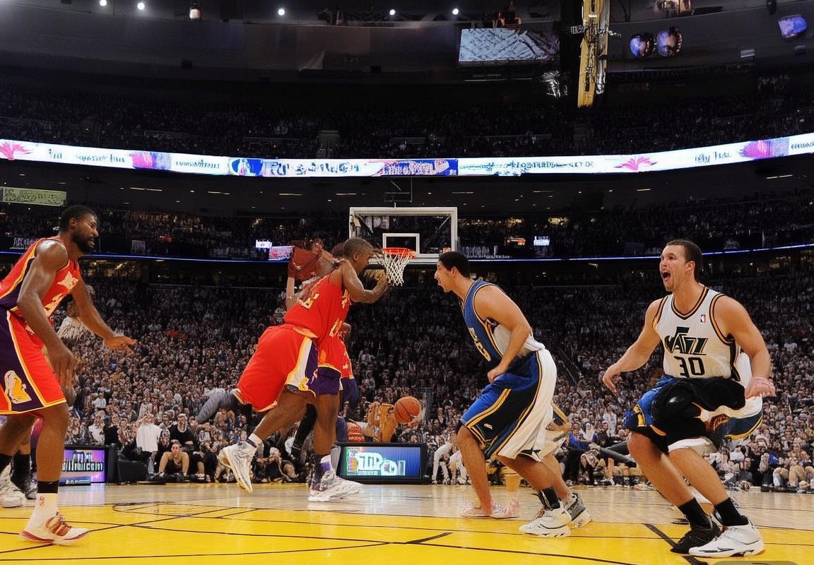 2010年NBA季后赛：湖人爵士斯台普斯巅峰对决纪实(图3)